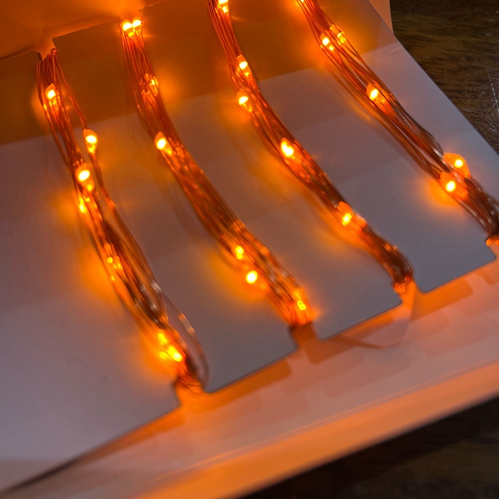 Fairy tea mini lights multiple colors available New York Mets islanders colors